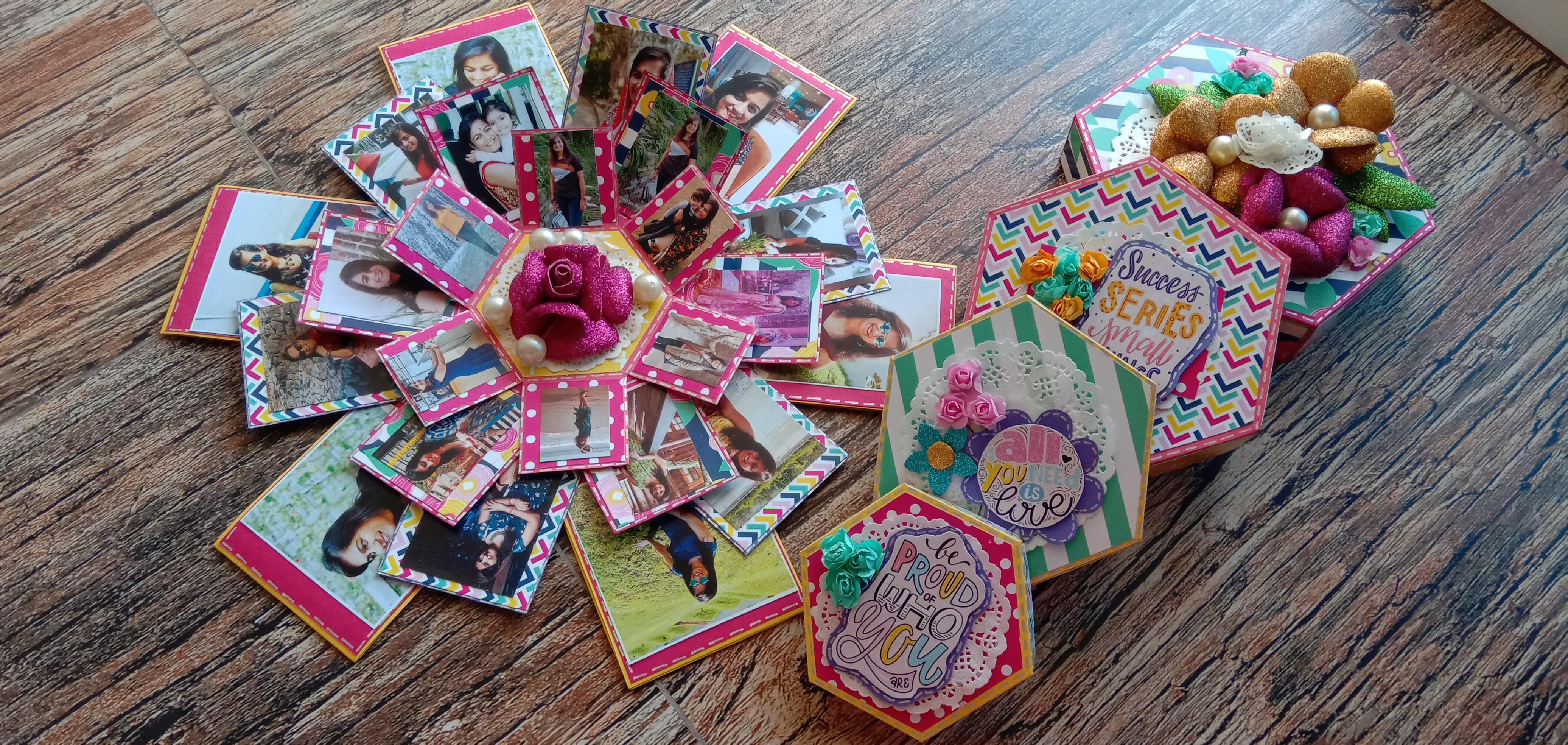 Custom Explosion Boxes and Small Paper Crafts